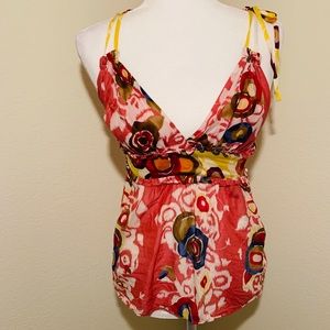 bcbgmaxazria  tie tank top